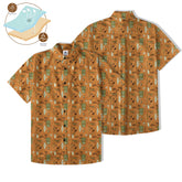 Tropical Tiki Tribal Pattern Hawaii Shirt